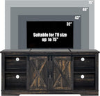 AMERLIFE 66" Farmhouse TV Stand - Image 7