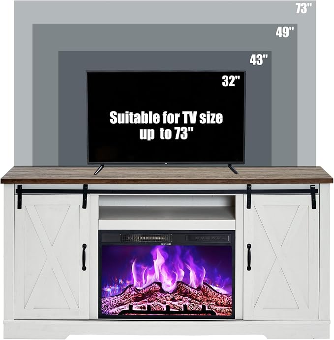 AMERLIFE Fireplace TV Stand - Image 7