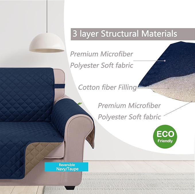 U-NICE HOME Loveseat Sofa Cover - Image 4