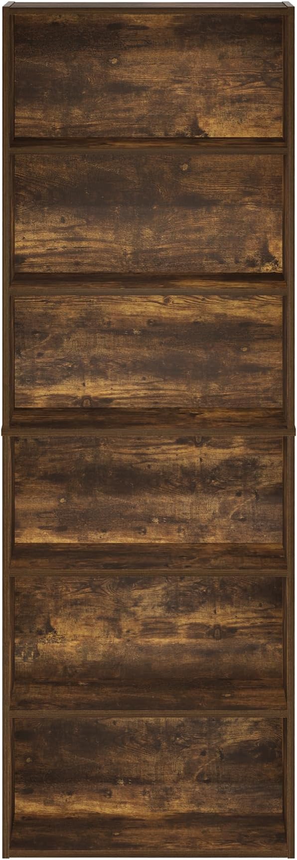 Furinno Jaya Simply Home Free Standing 6-Tier Open Storage Bookcase, Amber Pine - Image 6