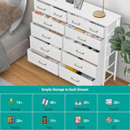 VASICAR Chest of Drawers for Bedroom - Image 5