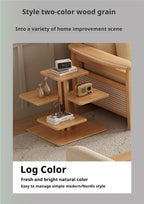 Scandinavian Solid Wood End Table - Image 7