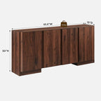 JXQTLINGMU 66" Large Sideboard Buffet Cabinet - Image 2