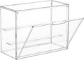 Vtopmart 1 Pack Acrylic Display Case, Stackable Figure Display Case by Vtopmart
