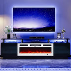 70" TV Stand for Living Room, Modern Entertainment Center & Media Console - Image 6