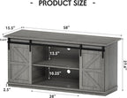 Shahoo Farmhouse Sideboard Buffet Cabinet, Coffee Bar Storage - Image 2