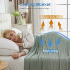 OIGAE Cooling Blanket for Hot Sleepers - Image 4
