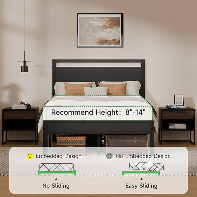 Z-hom Full Metal Bed Frame - Image 9