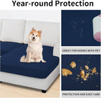 Easy-Going Stretch 4 Pieces Couch Cushion Covers - Image 3