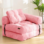 MAXYOYO Folding Sofa Bed, L-Shaped Convertible Sofa Bed by MAXYOYO