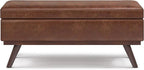 SIMPLIHOME Owen Lift Top Coffee Table Storage Ottoman - Image 5