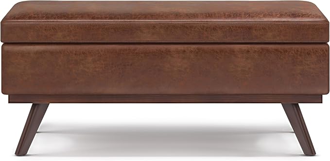 SIMPLIHOME Owen Lift Top Coffee Table Storage Ottoman - Image 5
