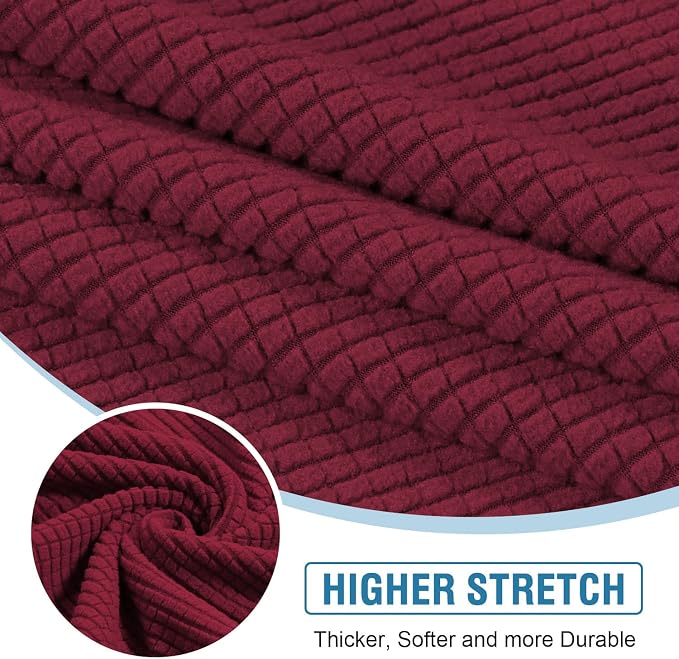H.VERSAILTEX Sectional Couch Covers 4 Pieces Sofa Seat Cushion Covers L Shape - Image 4