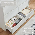 Aitjunz Modern 6 Drawers Dresser - Image 4