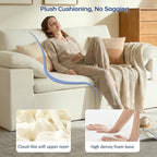 ANONER 110" Cloud Sectional Couches - Image 5