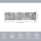3x12 ft Non Skid Hallway Runner Rug - Image 2