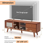 Giantex Mid Century Modern TV Stand - Image 4