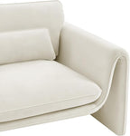 Meridian Furniture 199Cream-C Sloan Collection Modern | Contemporary Velvet - Image 12