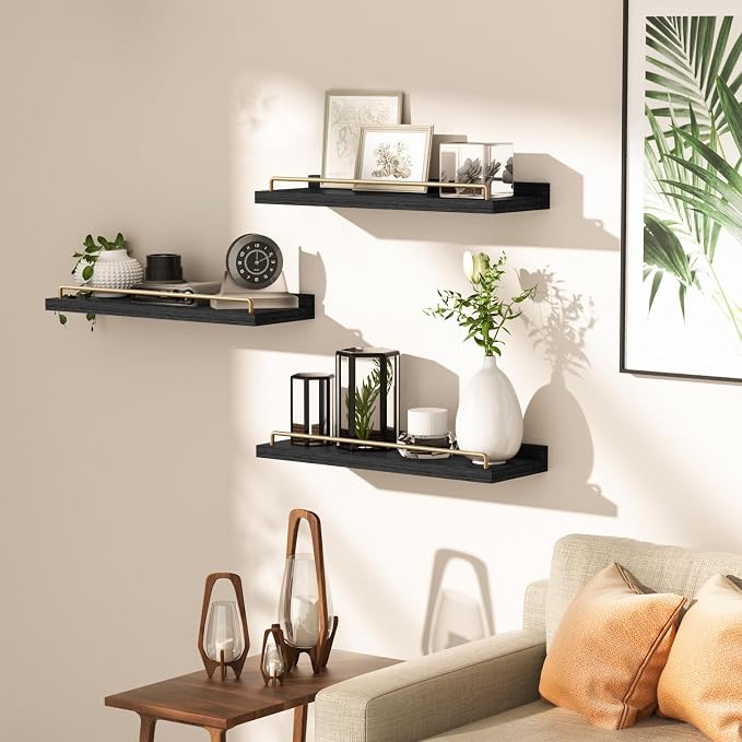 RYOFOBETTO Floating Shelves for Wall Decor, Living Room, Picture Frames - Image 4