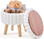Wimarsbon Storage Ottoman, Modern Round Footrest by Wimarsbon