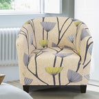SearchI Club Chair Slipcover Stretch Barrel Chair Covers Printed Tub Chair - Image 2