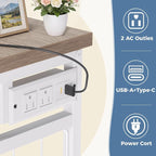 DUMOS Dresser for Bedroom with Hanging Rack, 6 Drawer Fabric Dresser with - Image 7