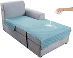 Genina L Shape Couch Cover, Sectional Couch Chaise Covers, Waterproof Washable by Genina