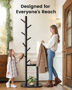 Pipishell Coat Rack, Freestanding Hall Tree - Image 6