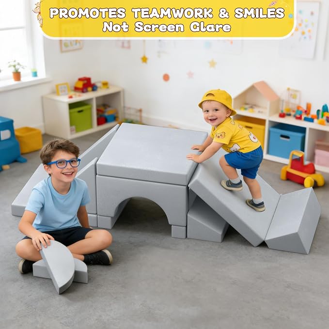 15pcs Unique Modular Kids Play Couch - Image 6