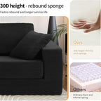 FILUXE Modular Sectional Sofa, Modern Modular Sofa Couch - Image 6