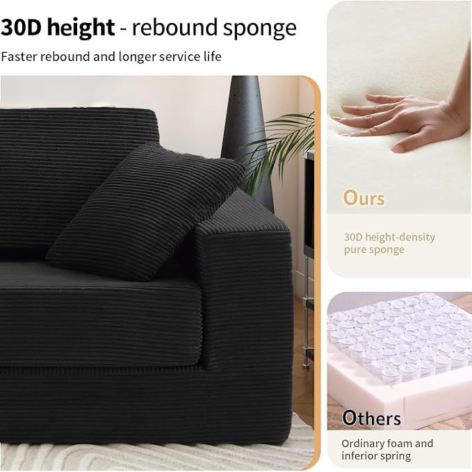 FILUXE Modular Sectional Sofa, Modern Modular Sofa Couch - Image 6