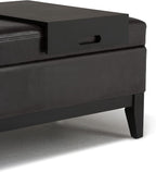 SIMPLIHOME Oregon Storage Ottoman Bench - Image 12