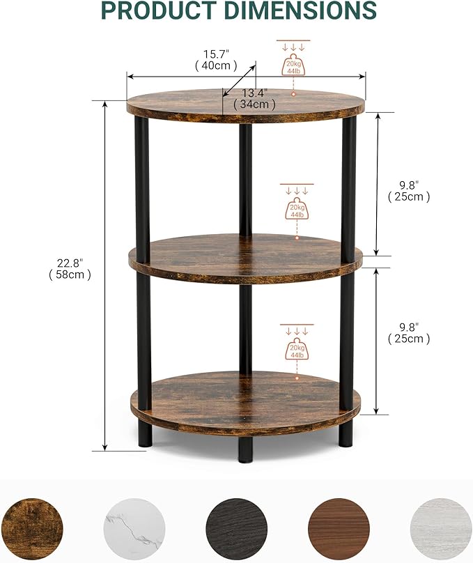 Small Round Side Table - Image 2
