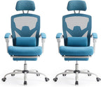 Sweetcrispy Office Computer Desk Chair Set of 2, Ergonomic High-Back Mesh by Sweetcrispy