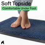 GORILLA GRIP 100% Waterproof All-Season WeatherMAX Doormat, US Designed Natural - Image 8