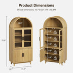 FiveWillowise Arched Cabinet - Image 2