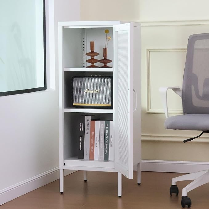 Slim Metal Storage Cabinet - Image 4