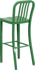 Flash Furniture Gael Commercial Grade 2 Pack 30" High Green Metal - Image 6