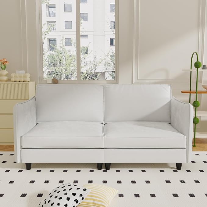 Ball & Cast 74" Mid-Century Modern Loveseat Sofa by BallCast