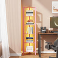 TUTOTAK Corner Shelf with LED Light, 6-Tier Corner Bookshelf by ChoosetutotakFurnitureBuildYourCozyHome