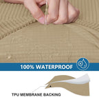 Waterproof Sectional Couch Covers, Non Slip Sofa Cushion Covers | L Shape - Image 3