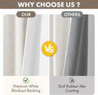MIULEE 100% Blackout Linen Curtains - Image 4