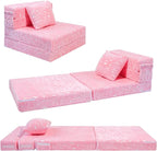MeMoreCool Glow Pink Unicorn Tri-fold Sofa Bed by MeMoreCool