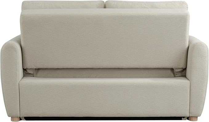 Serta Galway 66.5" Convertible Sleeper Loveseat, Full Size, Dreamcoil Comfort - Image 4