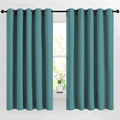 NICETOWN Blackout Curtains 66 inches Long, Grommet Window Treatment Energy by NICETOWN
