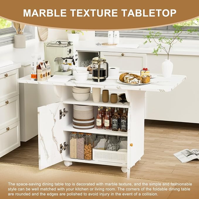 Folding Dining Table for 4-6 - Image 2