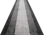 21 Ft Gray Extra Long Hallway Runner Rug, Non Slip Washable, Pet Friendly | - Image 4
