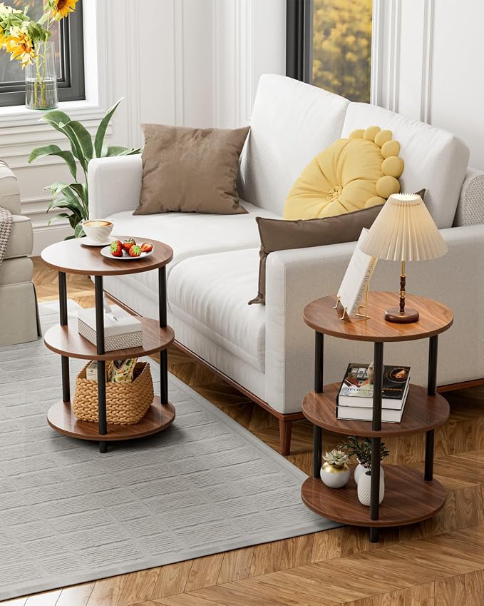 XBurmo Round Coffee Table for Living Room - Image 6