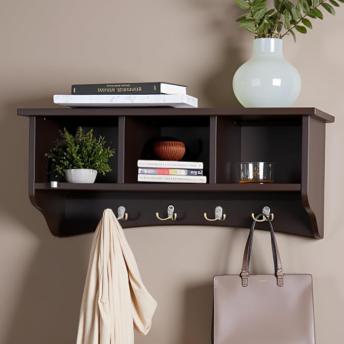 Shaker Cottage Wall-Mounted Coat Rack - Image 6
