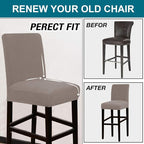 Turquoize Stretch Bar Stool Cover Counter Stool Pub Chair Slipcover - Image 5